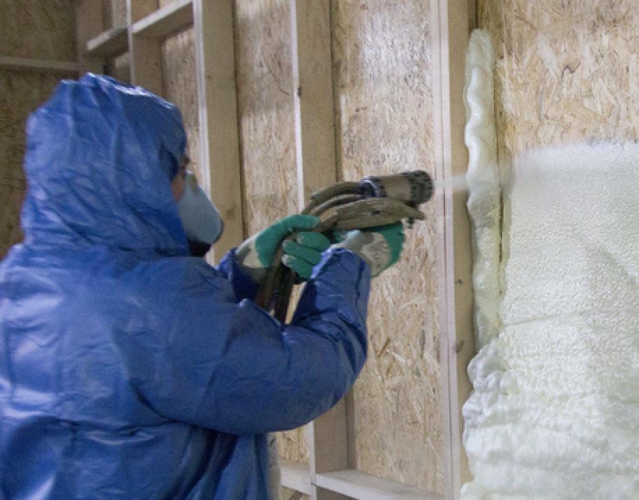 spray foam contractor insulating commercial Philadelphia building